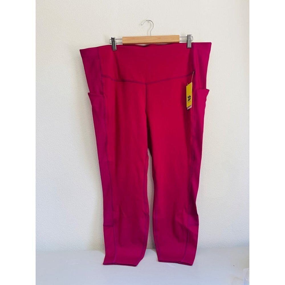 NWT All In Motion fuchsia leggings sz 2X - Picture 4 of 6